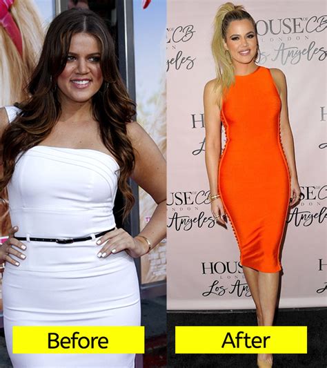 khloe kardashian weight loss transformation.